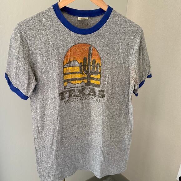 Abercrombie & Fitch Other - Vintage  Y2K Abercrombie & Fitch Texas Graphic T-Shirt Mens medium Ringer Tee